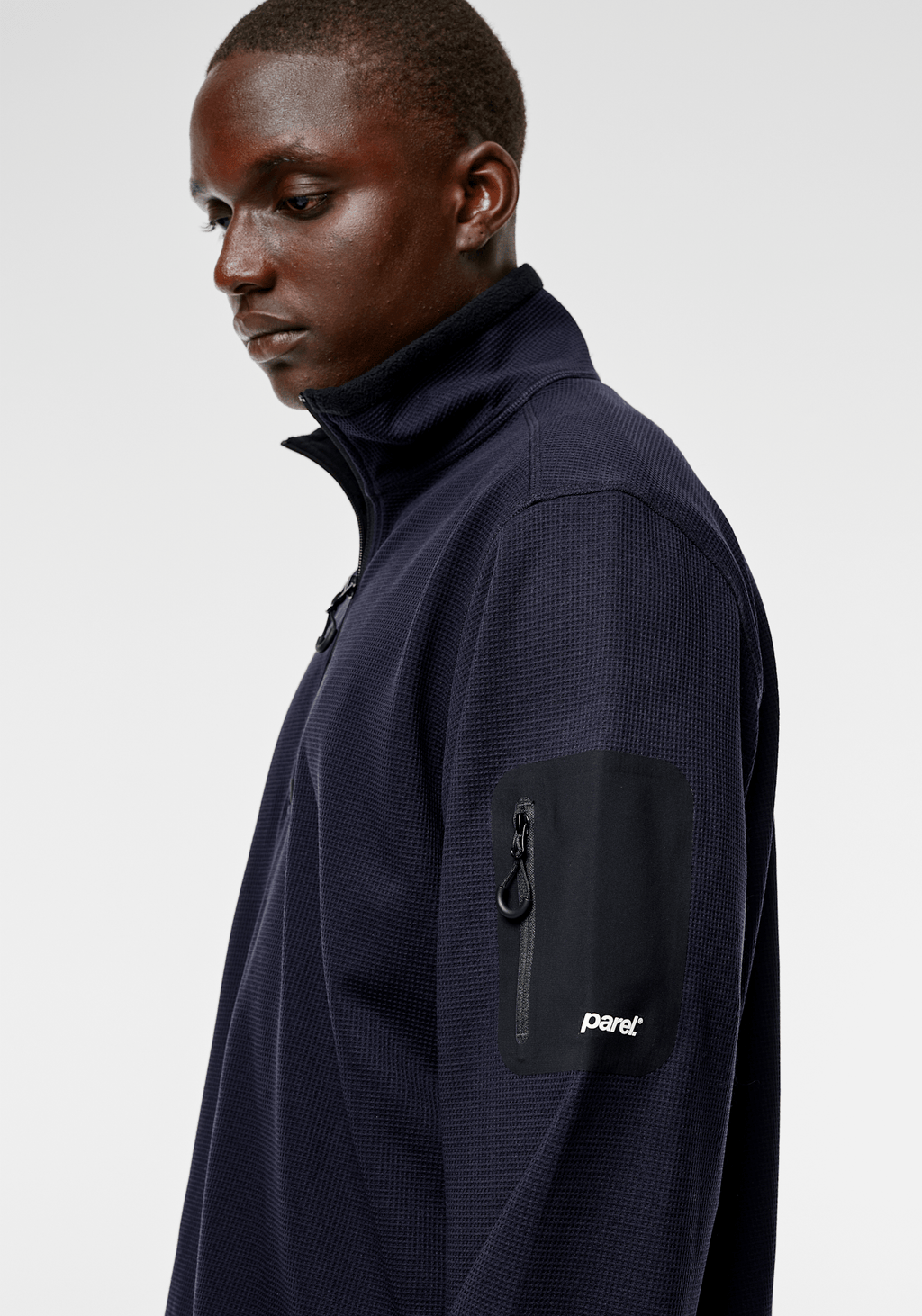 Toba Quarter Zip - Navy Blue