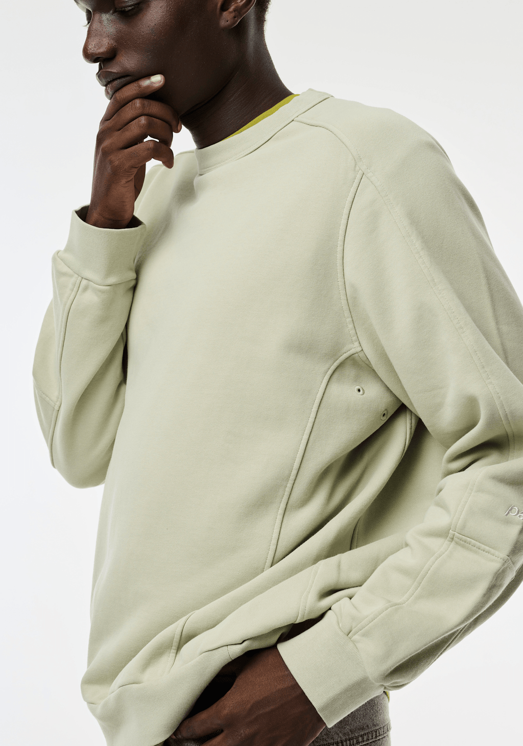 Kutsu Crewneck - Dusty Lime