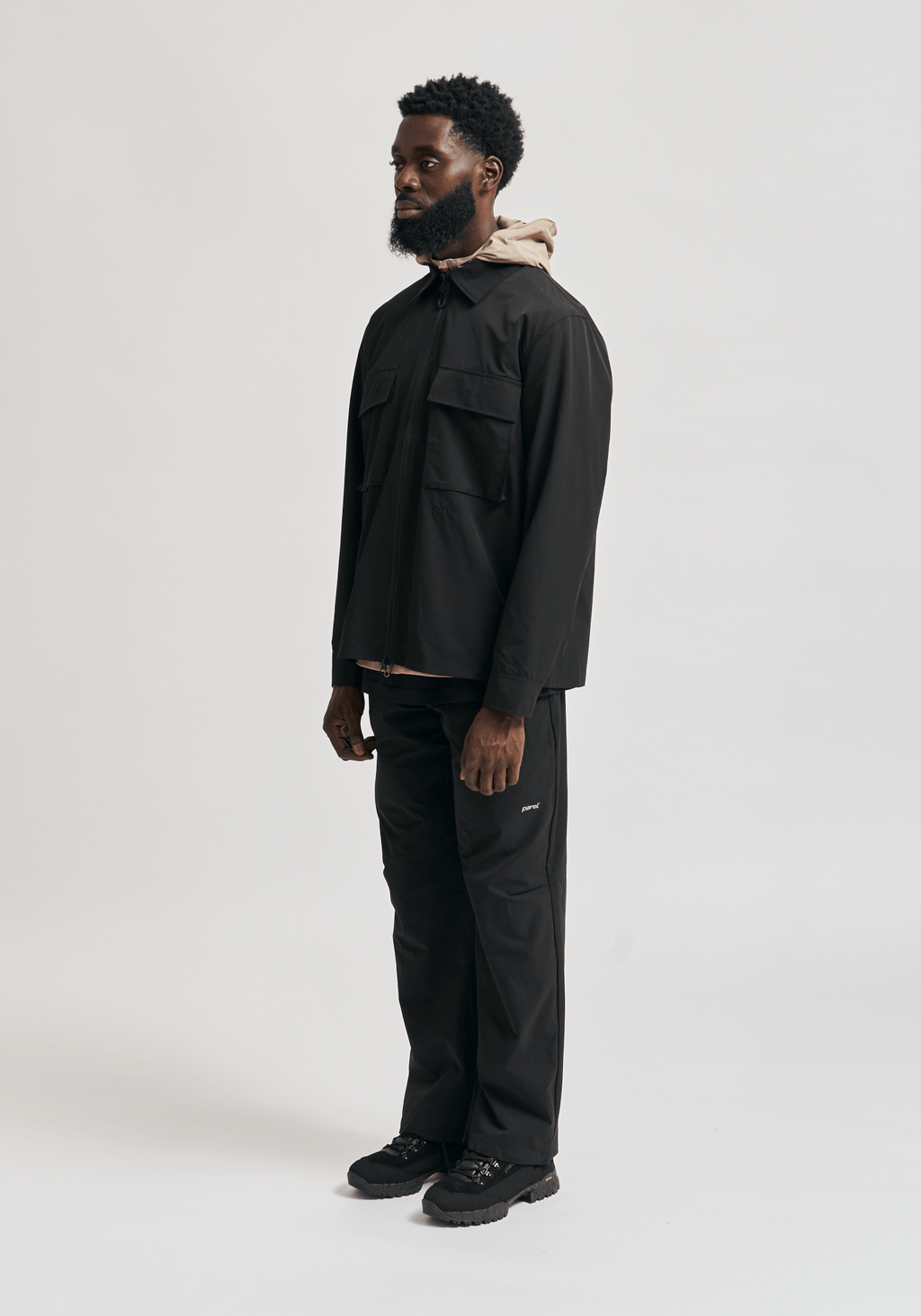 Sarez Overshirt - Black