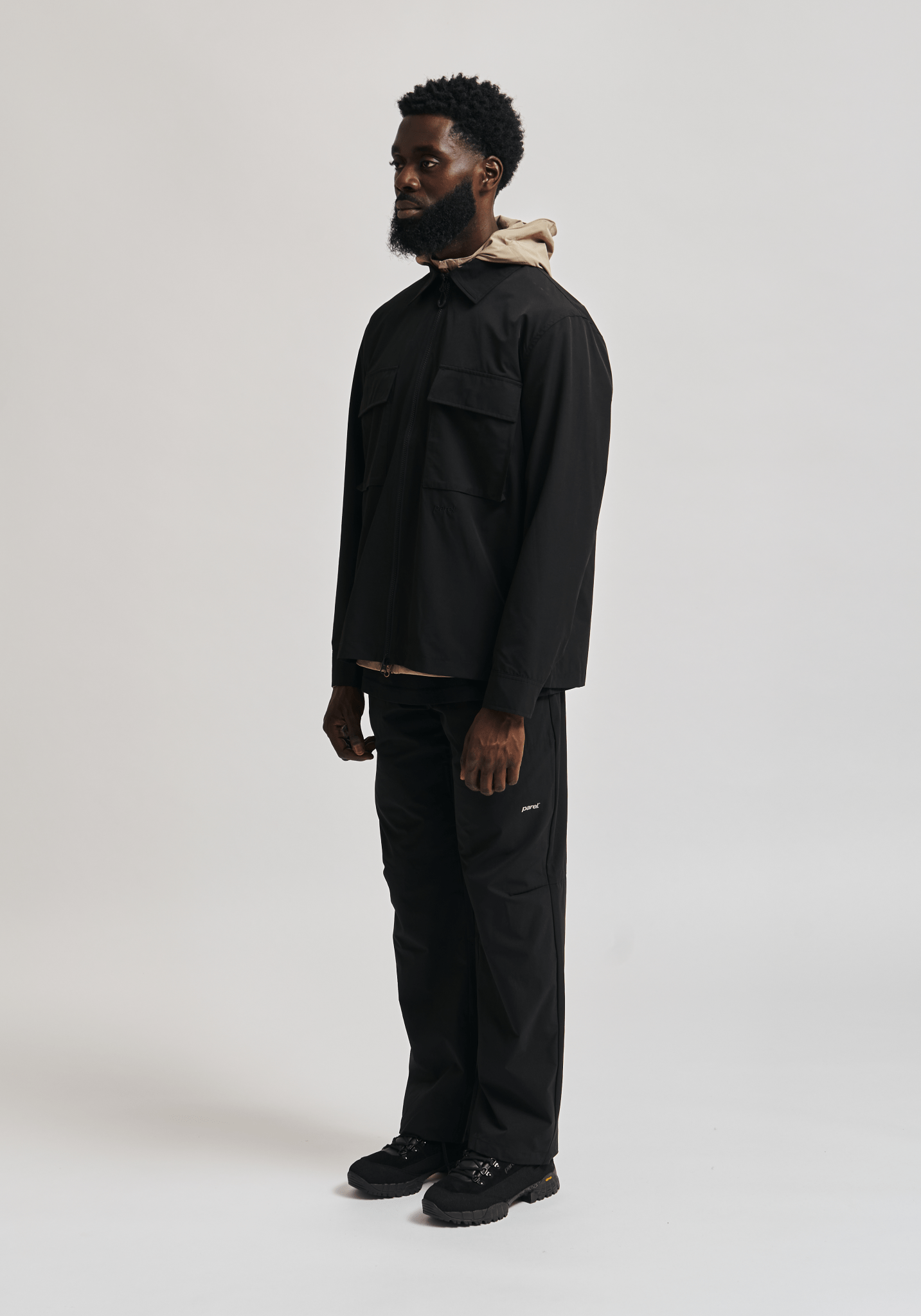 Sarez Overshirt - Black