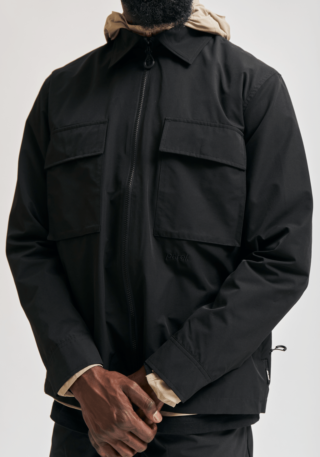 Sarez Overshirt - Black