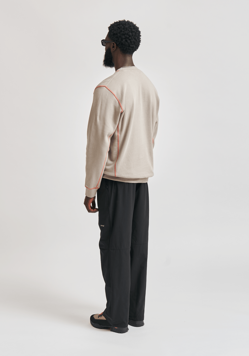 Contrast Crewneck - Sand
