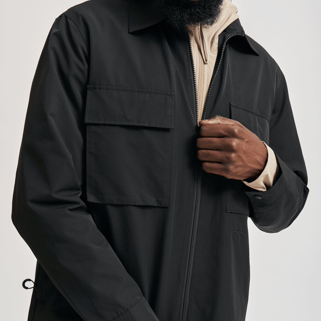 Sarez Overshirt - Black