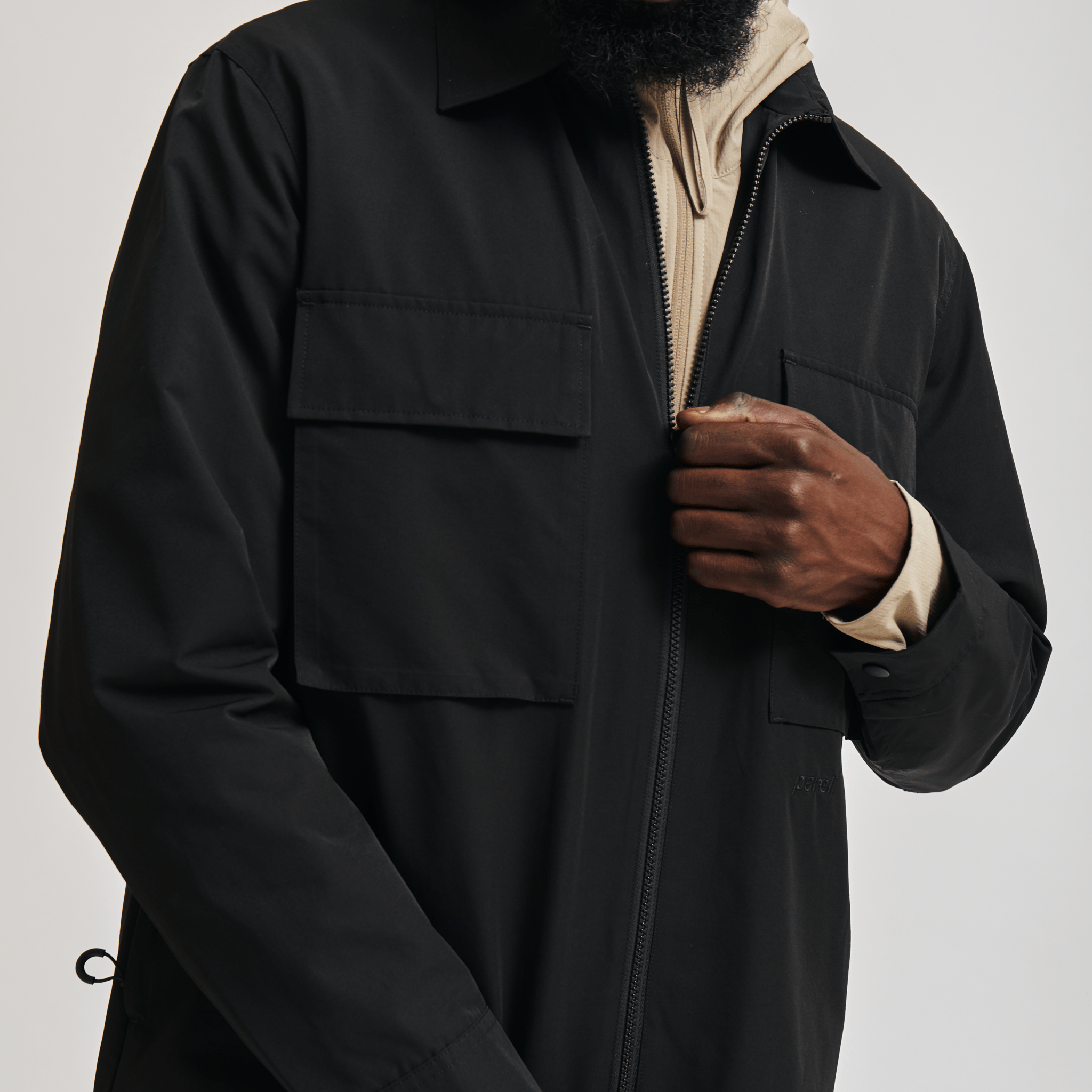 Sarez Overshirt - Black